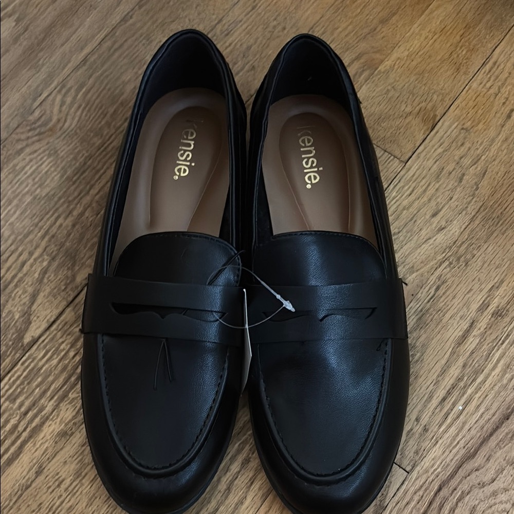 Kensie Girl Black Loafers